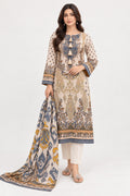 Bonanza Satrangi Premium Khaddar 3 Piece Suit with Printed Shawl – Unstitched