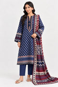 Bonanza Satrangi Premium Khaddar 3 Piece Suit – Navy